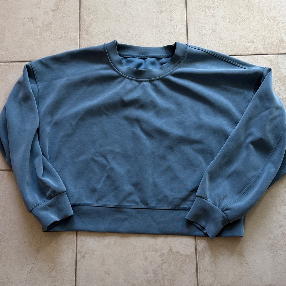 Lululemon Blue Crewneck Sweatshirt 10